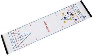 portable outdoor shuffleboard court